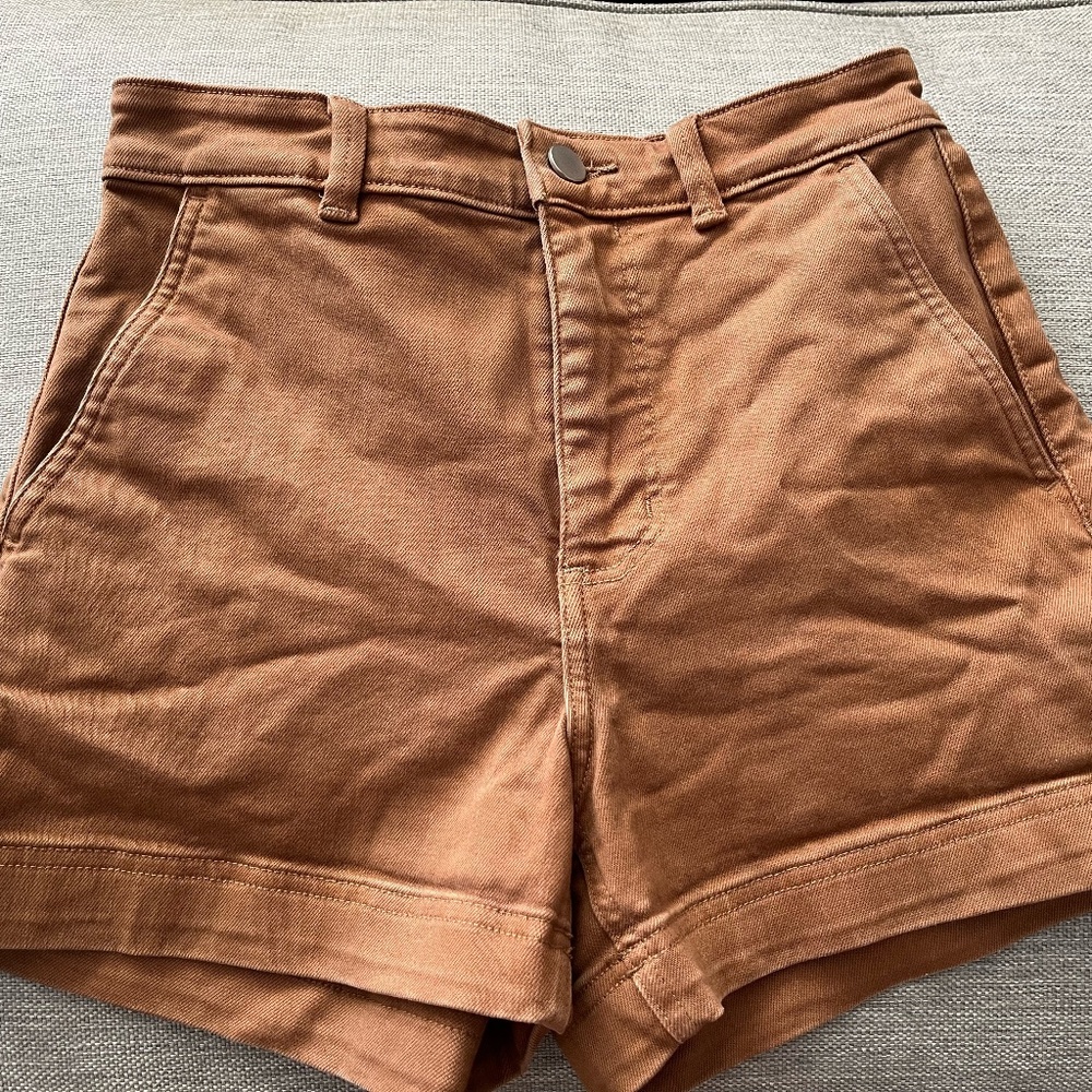 Everlane A-Line Denim Shorts - 2